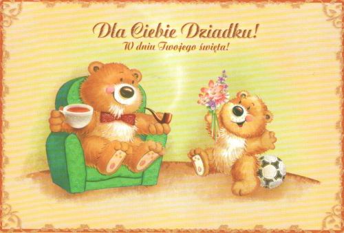 Kochanemu Dziadkowi.